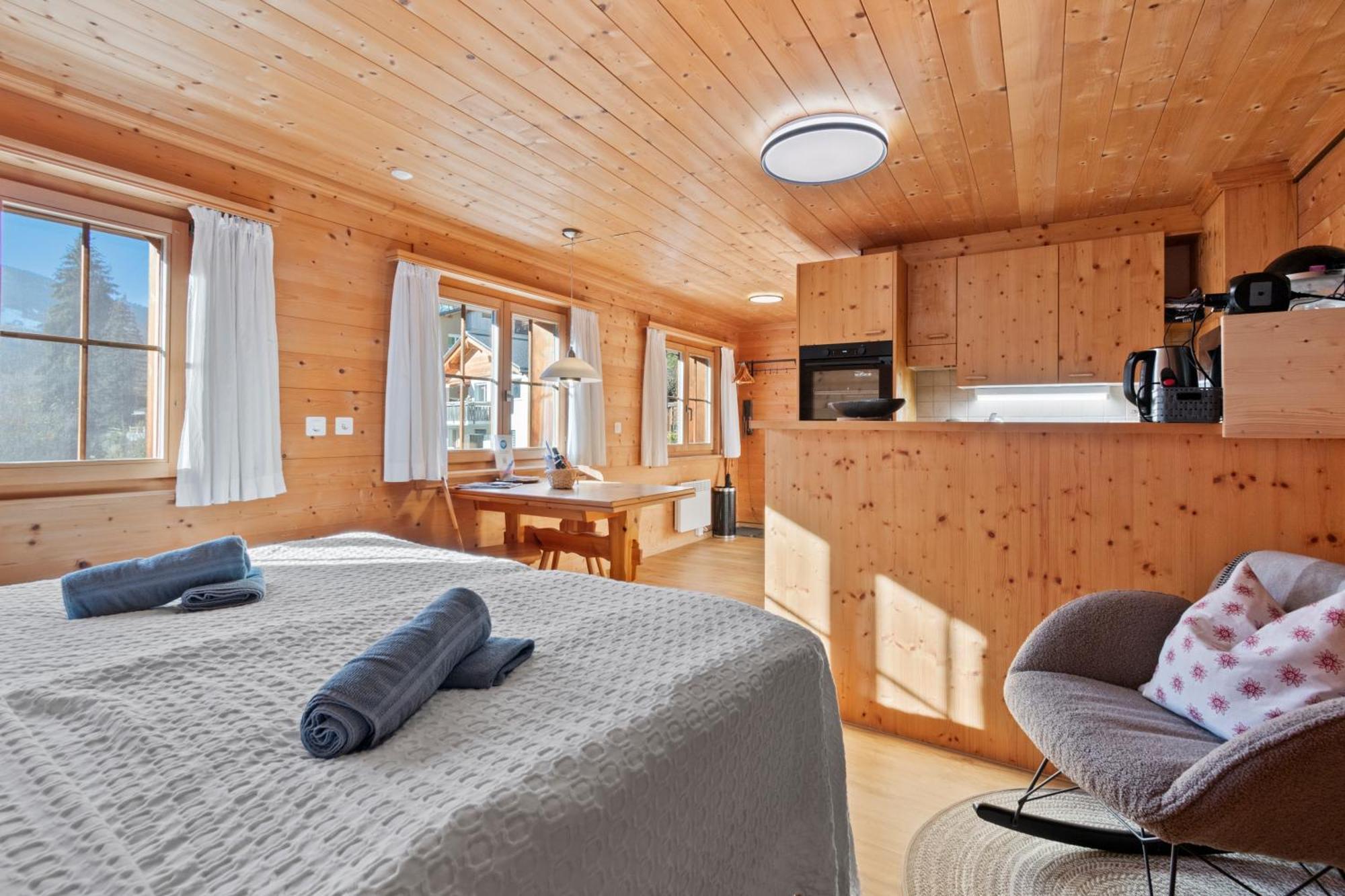 Gemuetliches Chalet Mit Privater Sauna Und Schoener Aussicht Küblis Exterior foto